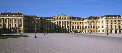 Barock Schloss Schönbrunn bei Wien