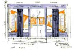 Einrichtung Design Entwurf Planung 1 - Ladenbau Ladengeschäft Juwelier Berlin Ladenausbau